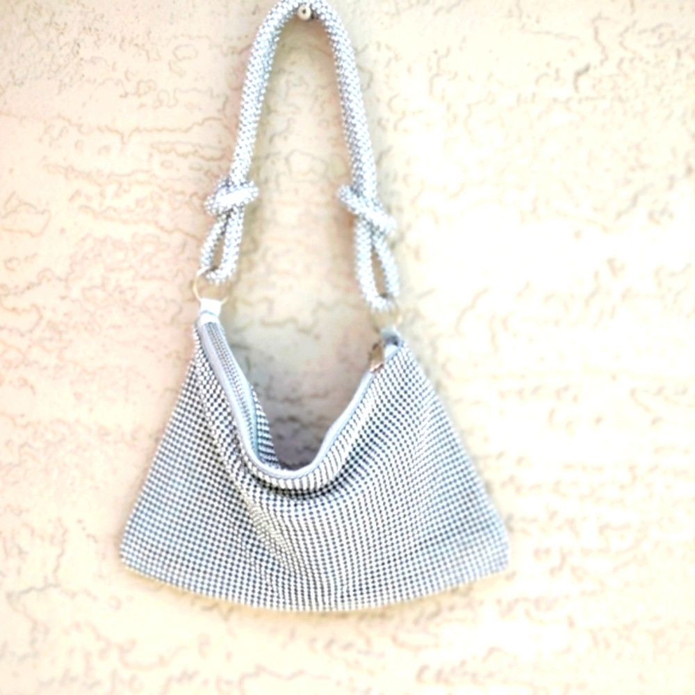 Sparkly rectangular shape slouchy sexy purse - Picture 2 of 8
